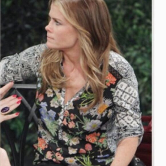 Anthropologie TINY Lacona Popover floral blouse - Picture 2 of 5